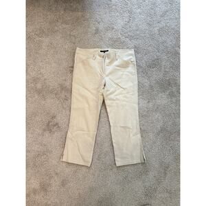 Theory Khaki Cropped pants SZ 10